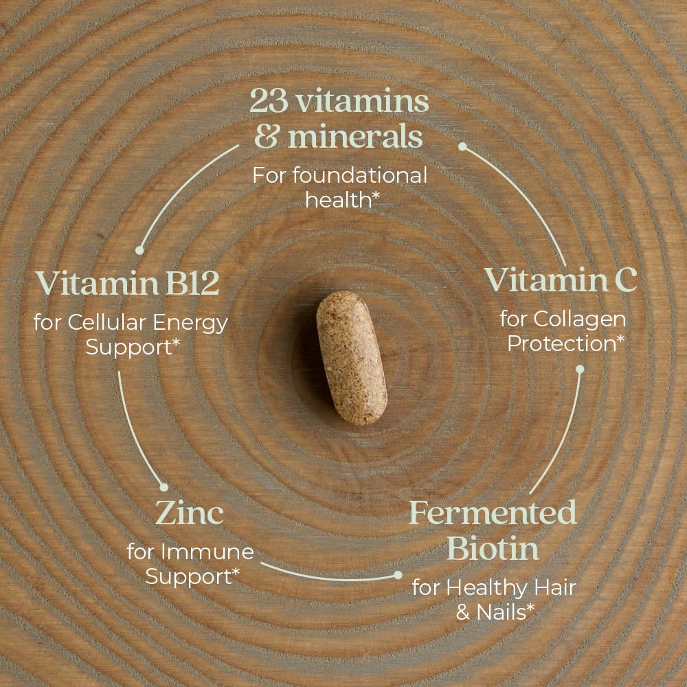 New Chapter Women’s Multivitamin, Iron, B6, B12, Biotin for Hair Growth, D3, Vit C, Zinc for Immune & Stress Support, Gentle on an Empty Stomach, One Daily, Non-GMO, Gluten-Free, 18+, 72 Tablets New ChapterBuy Supplements Australia