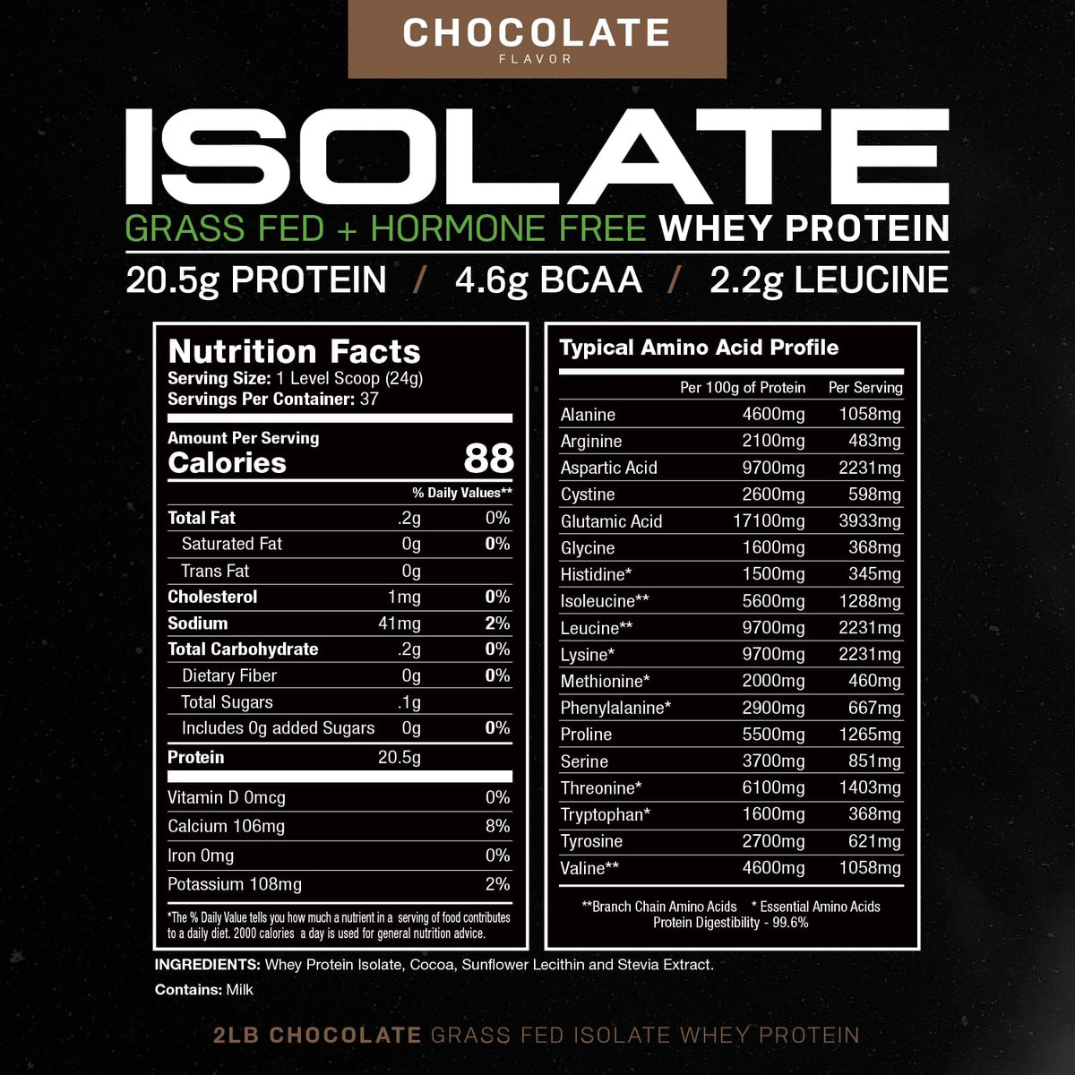 Muscle Feast Grass-Fed Whey Protein Isolate, All Natural Hormone Free Pasture Raised Muscle FeastBuy Supplements Australia
