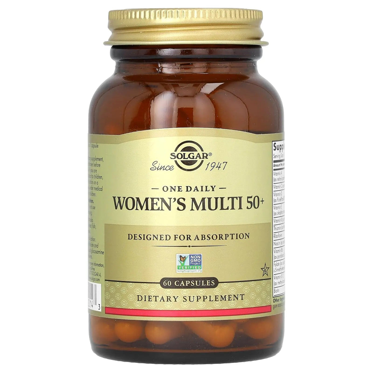 Solgar One Daily Women's Multi 50+ Whole Body Support for Women 50 and Older - Highly Absorbable Heart, Bone & Breast Health SolgarBuy Supplements Australia