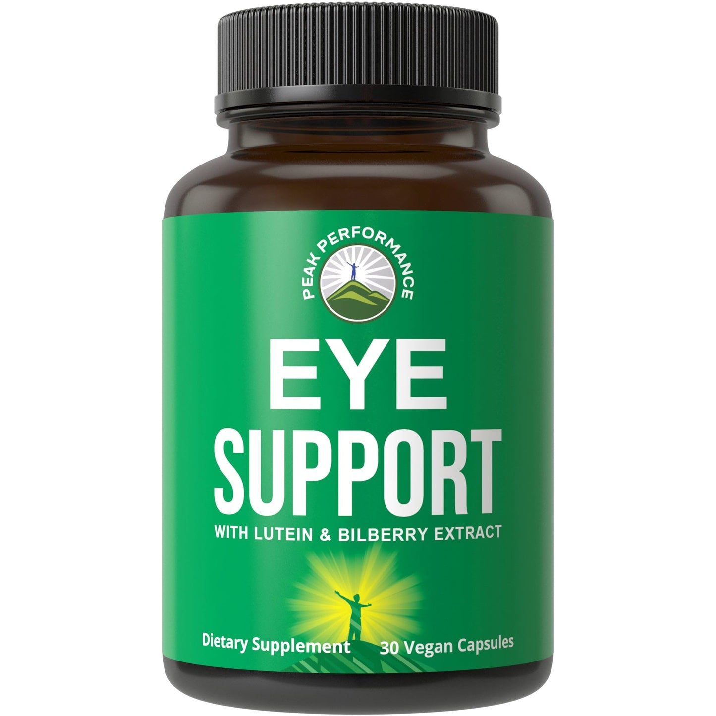 Peak Performance Eye Vitamins - Macular Support Supplement with Lutein, Zeaxanthin, Astaxanthin, Carotenoids, Bilberry Extract. Capsules for Aging Eyes, Computer, Smartphone Users. Avoid Degeneration Peak PerformanceBuy Supplements Australia