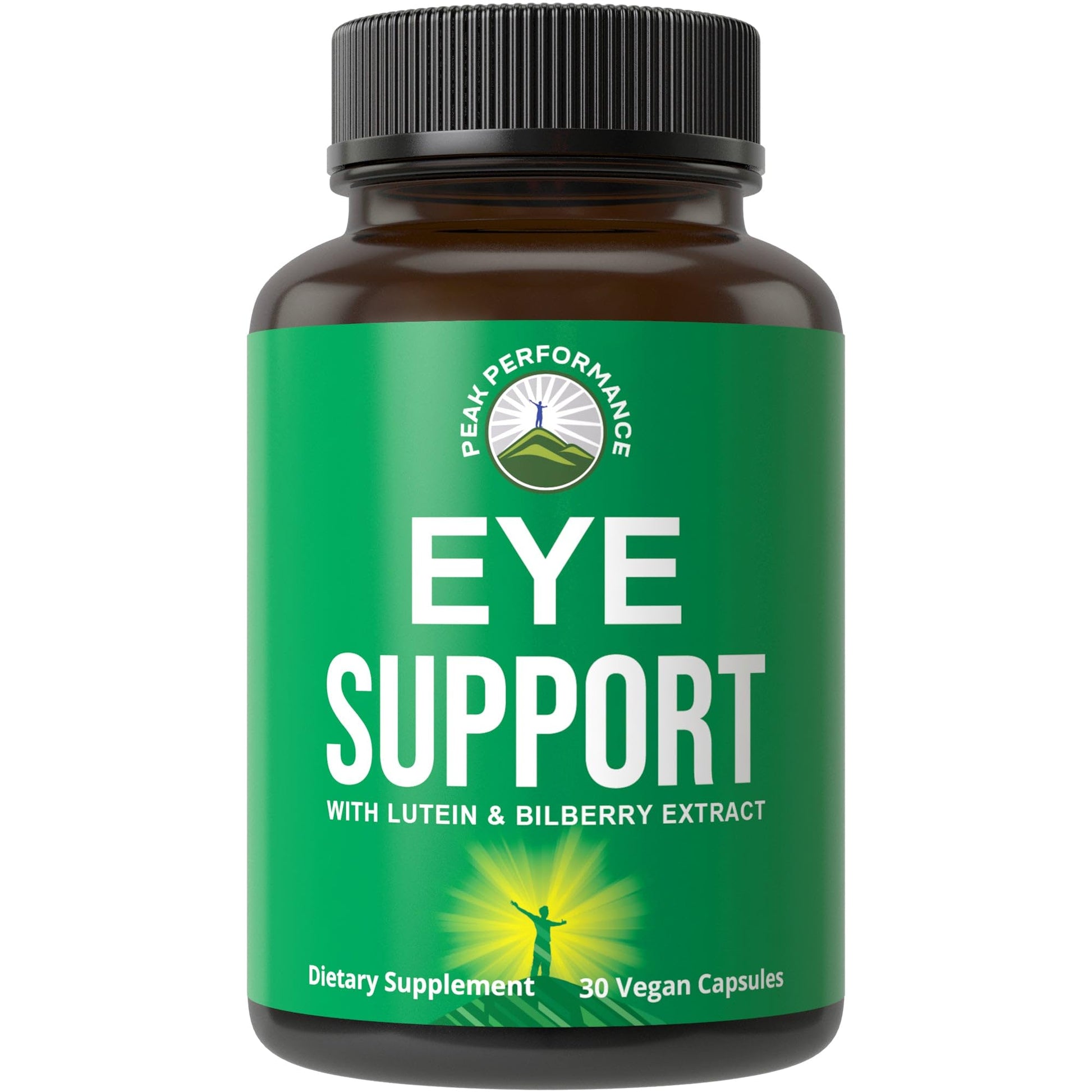 Peak Performance Eye Vitamins - Macular Support Supplement with Lutein, Zeaxanthin, Astaxanthin, Carotenoids, Bilberry Extract. Capsules for Aging Eyes, Computer, Smartphone Users. Avoid Degeneration Peak PerformanceBuy Supplements Australia