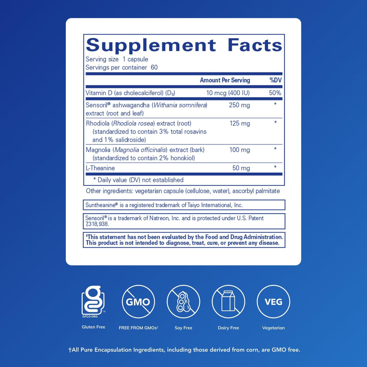 Pure Encapsulations Cortisol Calm - Supports Cortisol Health & Relaxation - Contains Ashwagandha & L-Theanine - Restful Sleep - 60 Capsules Pure EncapsulationsBuy Supplements Australia