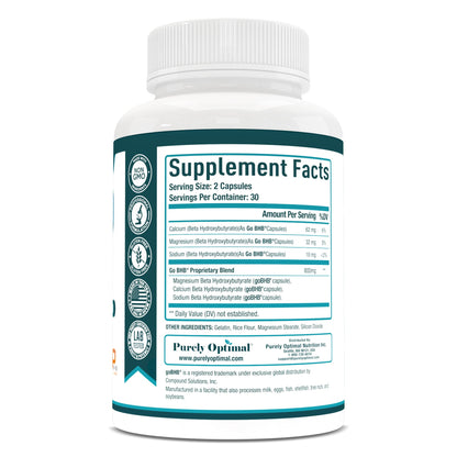 Purely Optimal Keto BHB Exogenous Ketones Supplement - Keto Diet Pills for Ketosis Purely OptimalBuy Supplements Australia