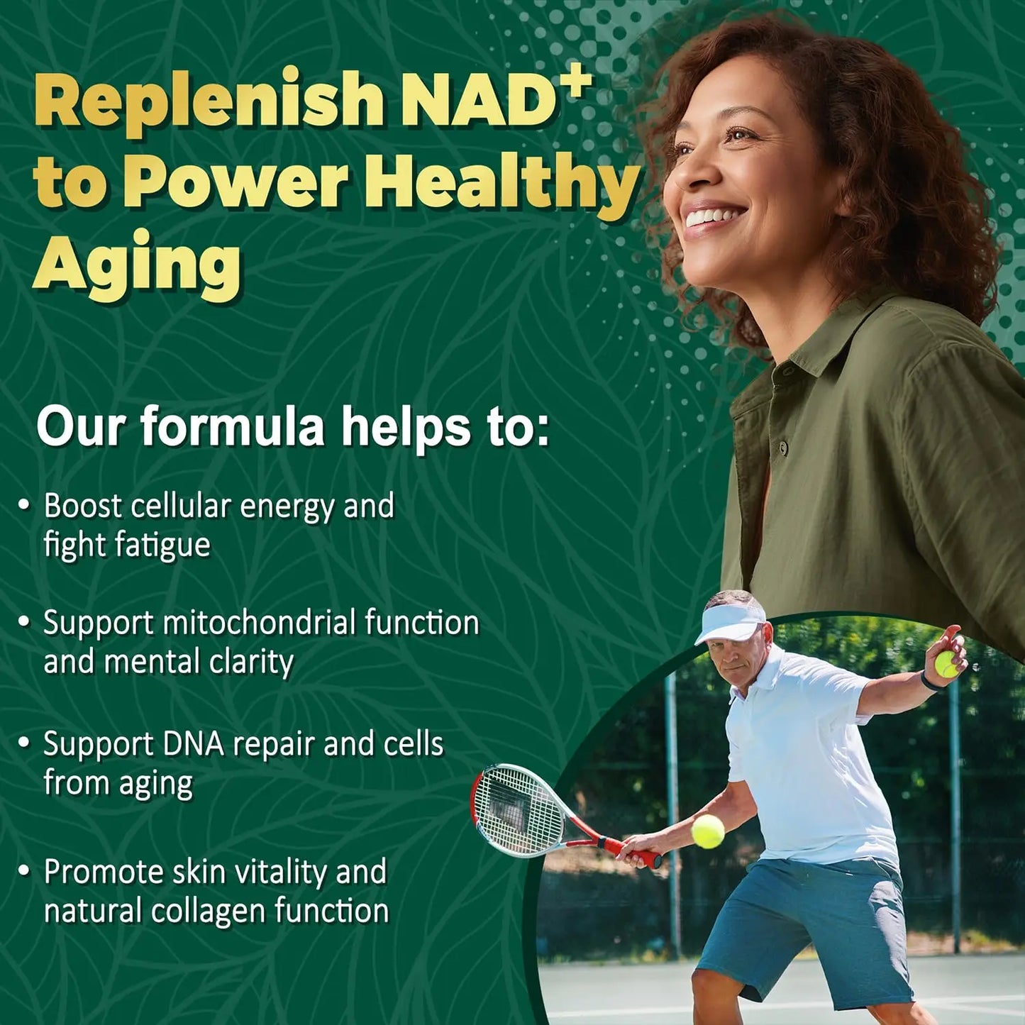 NBOOCUP NAD Supplement - 1010mg Nicotinamide Riboside Chloride Complex, Liposomal NR Supplements, Resveratrol NAD+ for Anti Aging, Cellular Energy, Skin, Focus - 90 Capsules NBOOCUPBuy Supplements Australia
