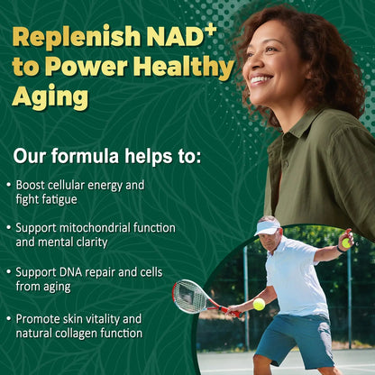 NBOOCUP NAD Supplement - 1010mg Nicotinamide Riboside Chloride Complex, Liposomal NR Supplements, Resveratrol NAD+ for Anti Aging, Cellular Energy, Skin, Focus - 90 Capsules NBOOCUPBuy Supplements Australia