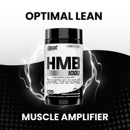Nutrex Research HMB 1000 MG | Supports Muscle Recovery, Reduce Skeletal Muscle Damage, Increased Strength, Prevent Muscle Loss | 120 Capsules Nutrex Research buy supplements Au