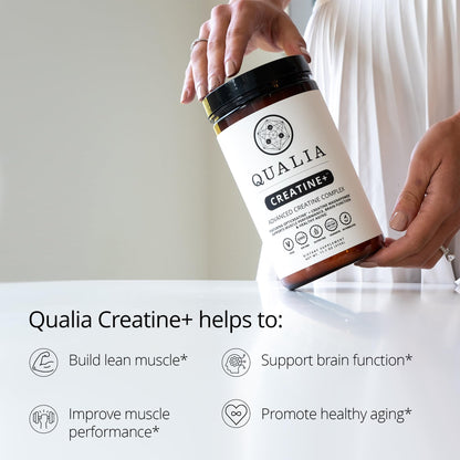 Qualia Creatine | Advanced Creatine Complex | 2 Sources + Magnesium | Optimized Absorption | Muscle Performance, Brain Function, & Healthy Aging QUALIA LIFE SCIENCESBuy Supplements Australia
