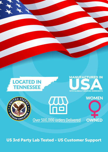 Lunakai USA Made Prebiotic + Probiotic Gummies for Women and Men - High Potency 5 Billion CFUs with Fibers