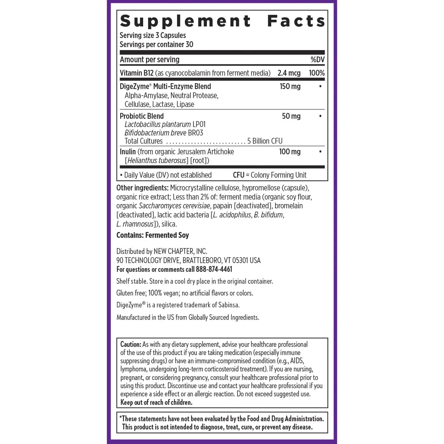 New Chapter All-Flora Enzyme Complex with Probiotics Relieves Bloating & Gas - Clinical-Strength Digestive Enzymes + Ultra-Concentrated Probiotics + Fermented Vitamin B12, 90 Vegan Capsules New ChapterBuy Supplements Australia