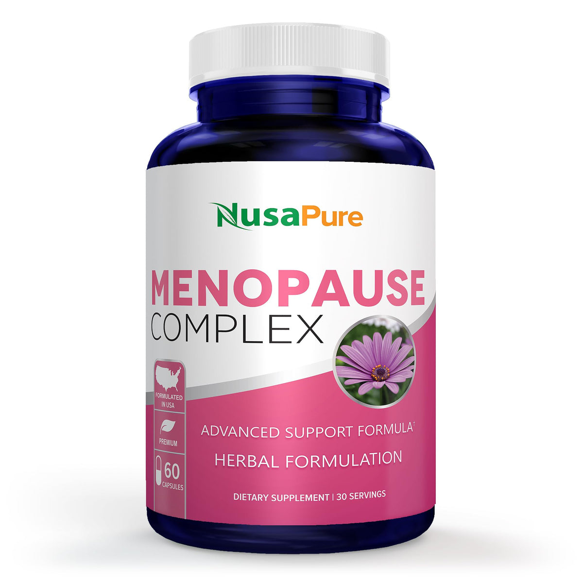 NusaPure Menopause Complex : Black Cohosh and Herbal Ingredients - 60 Capsules NusaPureBuy Supplements Australia