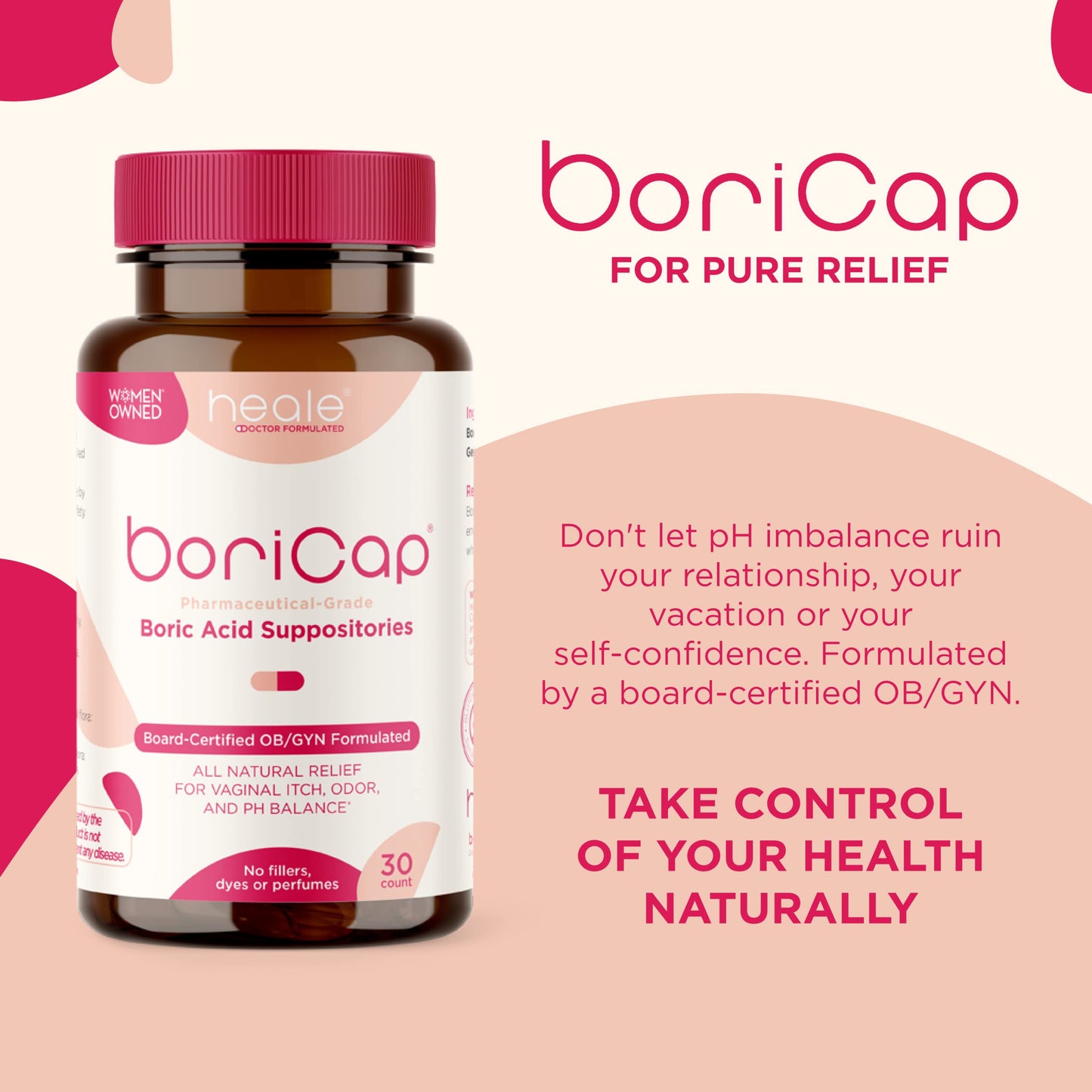 BoriCap and FloraCap BV Blasting Bundle for Balanced pH BoriCapBuy Supplements Australia
