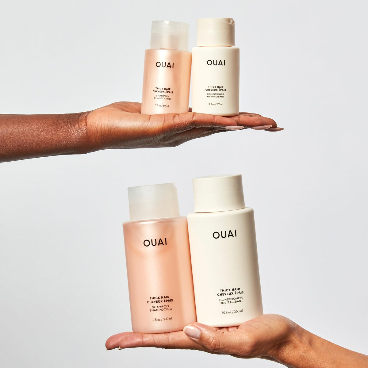 OUAI Thick Shampoo Travel Size - Moisturizing Shampoo with Keratin, Marshmallow Root, Shea Butter, Avocado Oil for Thick Hair - Strengthens & Hydrates - Paraben & Sulfate Free (3 Fl Oz) OUAIBuy Supplements Australia