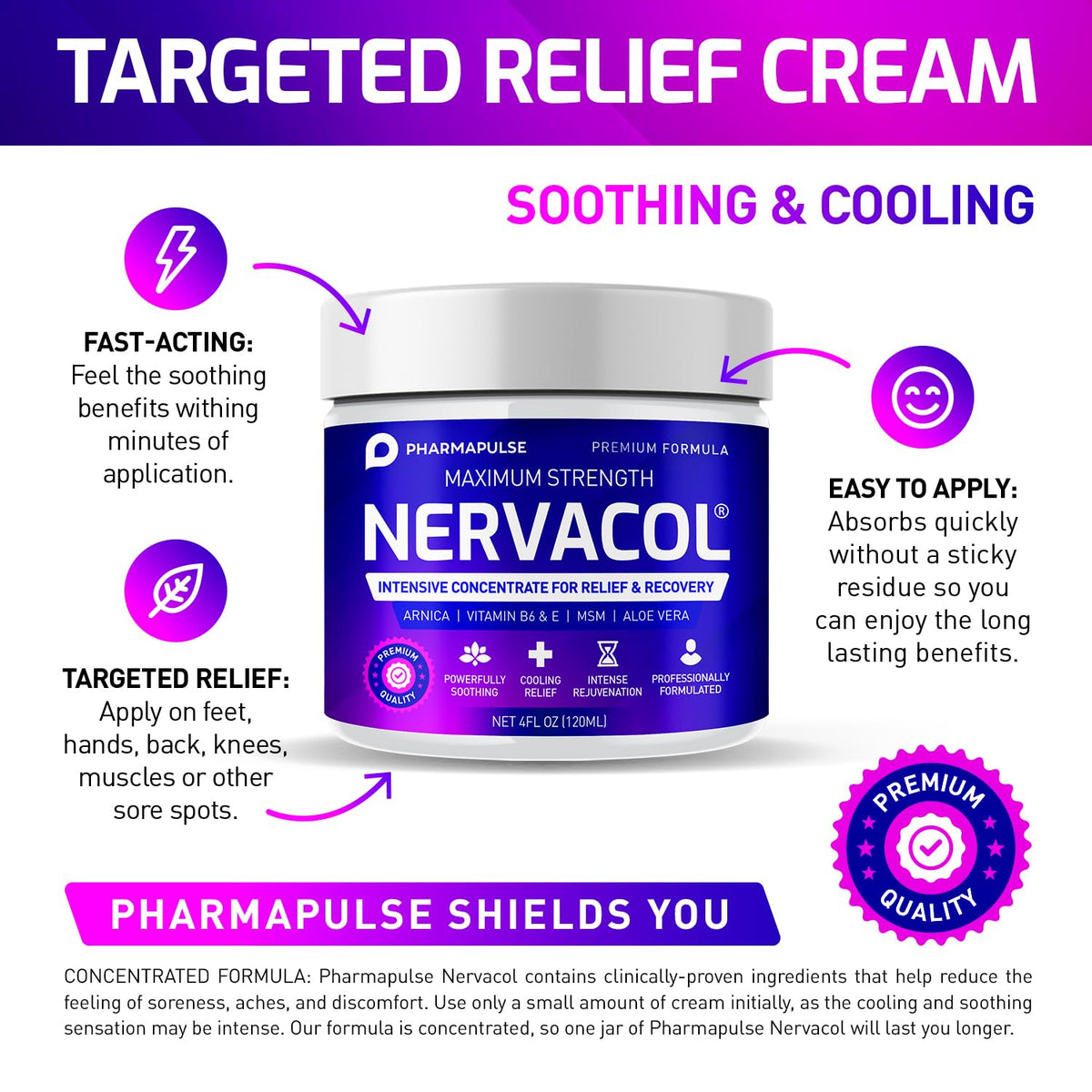 Neuropathy Nerve Therapy & Relief Cream - Maximum Strength Relief Cream for Foot PharmapulseBuy Supplements Australia