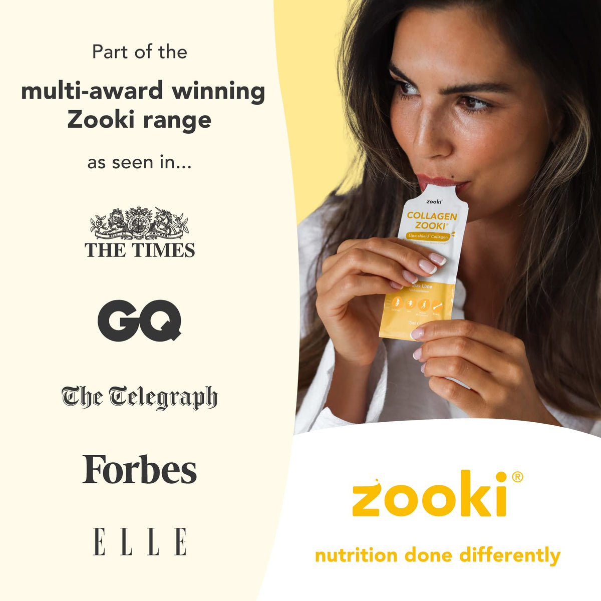 Zooki 5000mg Marine Collagen Liquid Sachets | Hydrolysed Marine Collagen Peptides yourzookiBuy Supplements Australia