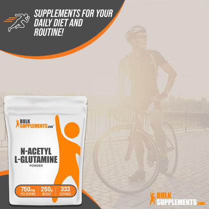 BULKSUPPLEMENTS.COM N-Acetyl L-Glutamine Powder - Glutamine Supplement BULKSUPPLEMENTS.COMBuy Supplements Australia