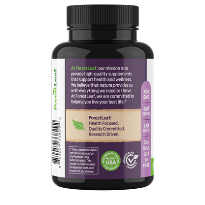 ForestLeaf DIM Supplement - 300mg DIM Estrogen Supplement for Women/Men - Diindolylmethane with BioPerine Black Pepper - Support for Detox, Metabolism, Hormone Balance & Menopause - 90 Caps ForestLeafBuy Supplements Australia