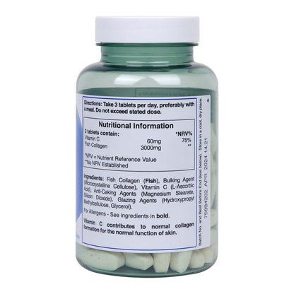 Holland and Barrett Marine Collagen with Vitamin C 3000mg 90 Tablets Holland & BarrettBuy Supplements Australia