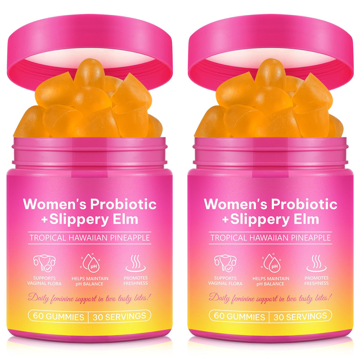 Onznoz Feminine Balance Gummies for Women, Vaginal Probiotics with Prebiotics & Lactobacillus Probiotic Blend, Supports pH Balance & Immune Health, Womens Probiotic Slippery Elm OnznozBuy Supplements Australia