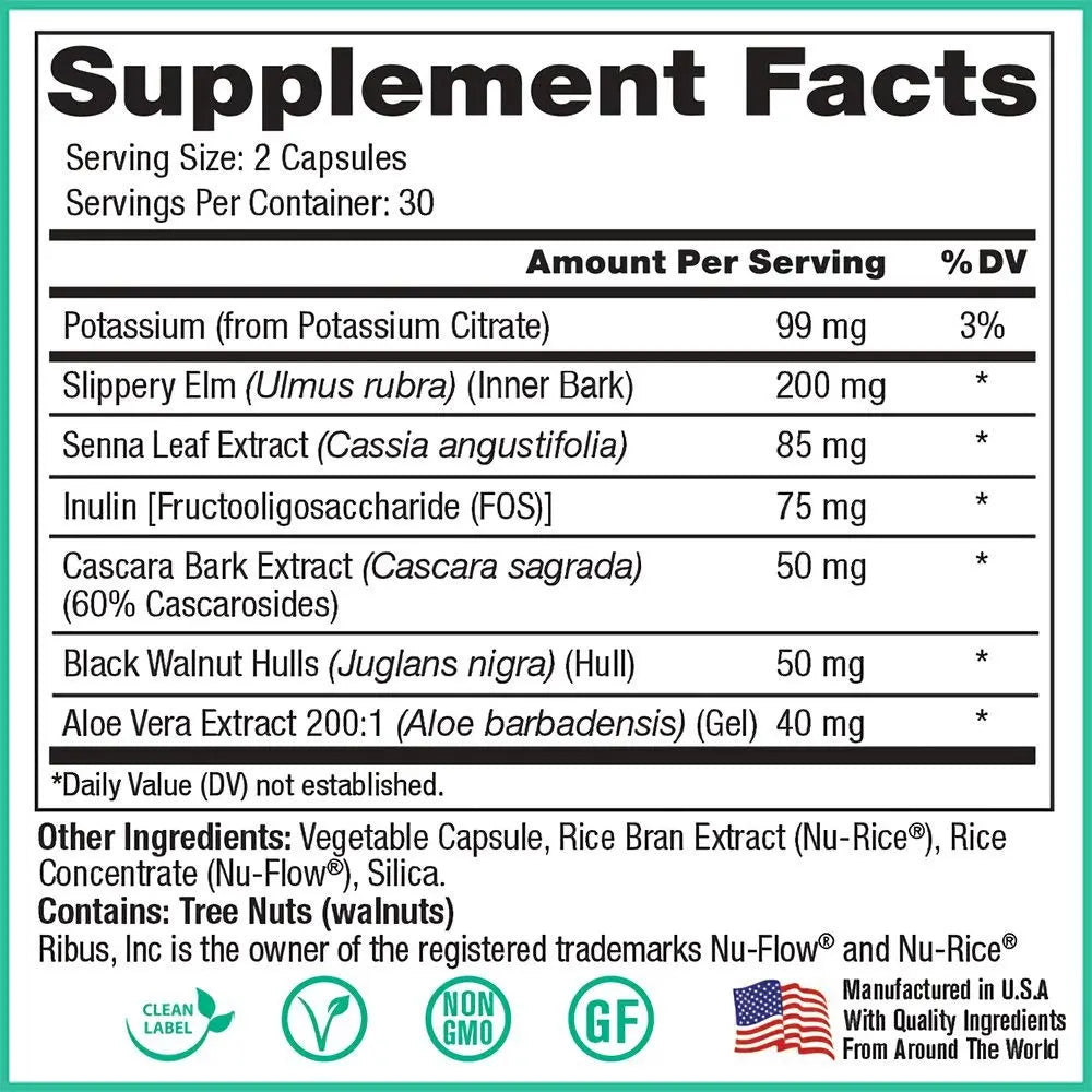 Peak Pure & Natural Colon Support - Colon Cleanse and Detox Supplement for Digestive Health - Gut Health Support with Inulin and Senna Leaf Extracts - with Fiber, Prebiotics, and Probiotics - 1 Pack Peak Pure & NaturalBuy Supplements Australia