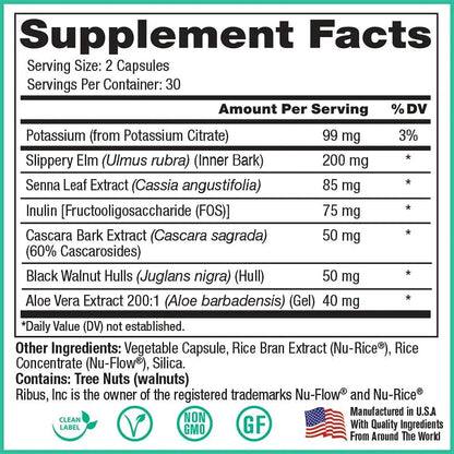 Peak Pure & Natural Colon Support - Colon Cleanse and Detox Supplement for Digestive Health - Gut Health Support with Inulin and Senna Leaf Extracts - with Fiber, Prebiotics, and Probiotics - 1 Pack Peak Pure & NaturalBuy Supplements Australia
