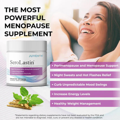 Juvenon Menopause Supplements for Women Mood Support, Hot Flashes Relief, Peri-Menopausal Support, Hormone Balance, Promote Calm, Energy, Clarity, Sleep, Natural Herbal Supplement, (30 Capsules) JuvenonBuy Supplements Australia