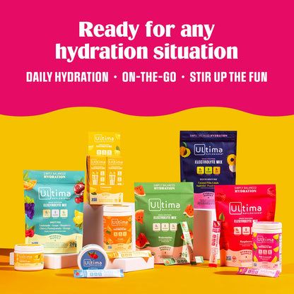 Ultima Replenisher Daily Electrolyte Drink Mix – Original Variety, 20 Stickpacks – Hydration Ultima ReplenisherBuy Supplements Australia