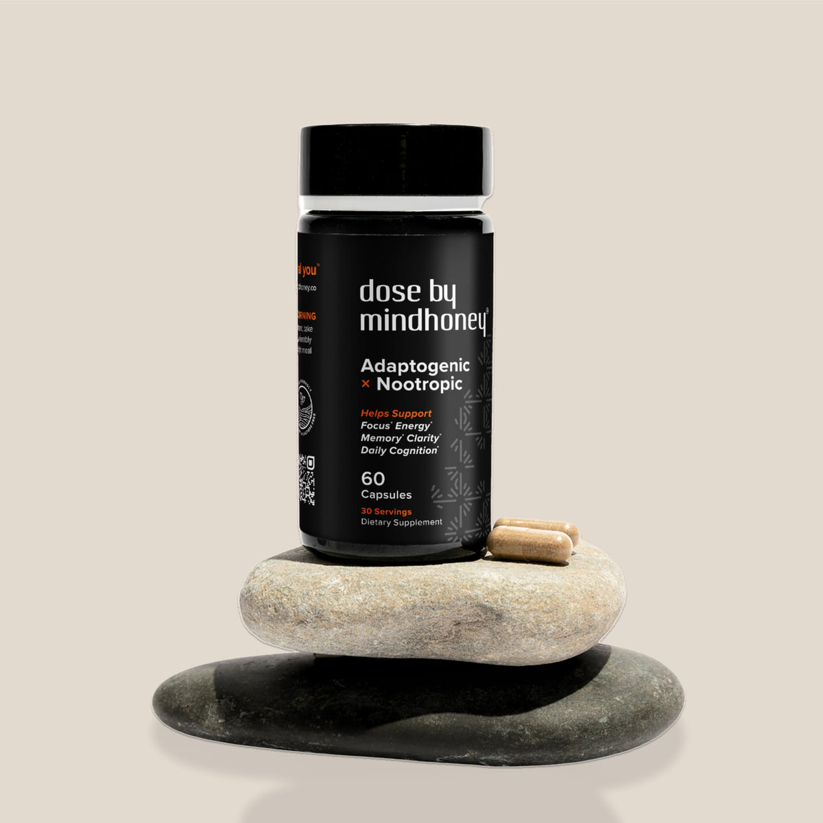 MINDHONEY | DOSE 60 Count, Premium All-in-One Nootropic Brain Supplement | Focus, Mood, Energy, & Memory | Functional Mushrooms & Adaptogens - Lion’s Mane, Ashwagandha, L-Theanine, Bacopa, & Vitamins MINDHONEYBuy Supplements Australia