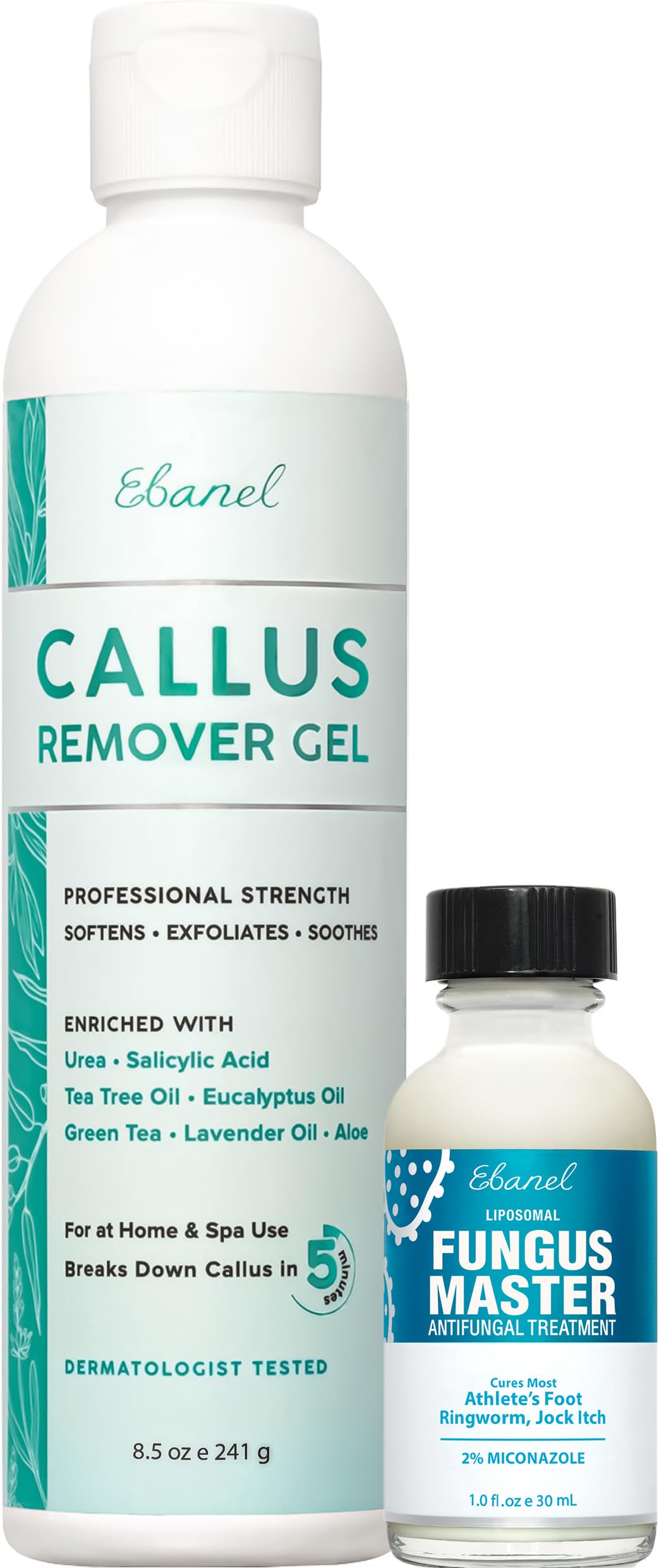 Ebanel Bundle of Callus Remover Gel and Antifungal Treatment Ebanel buy supplements Au