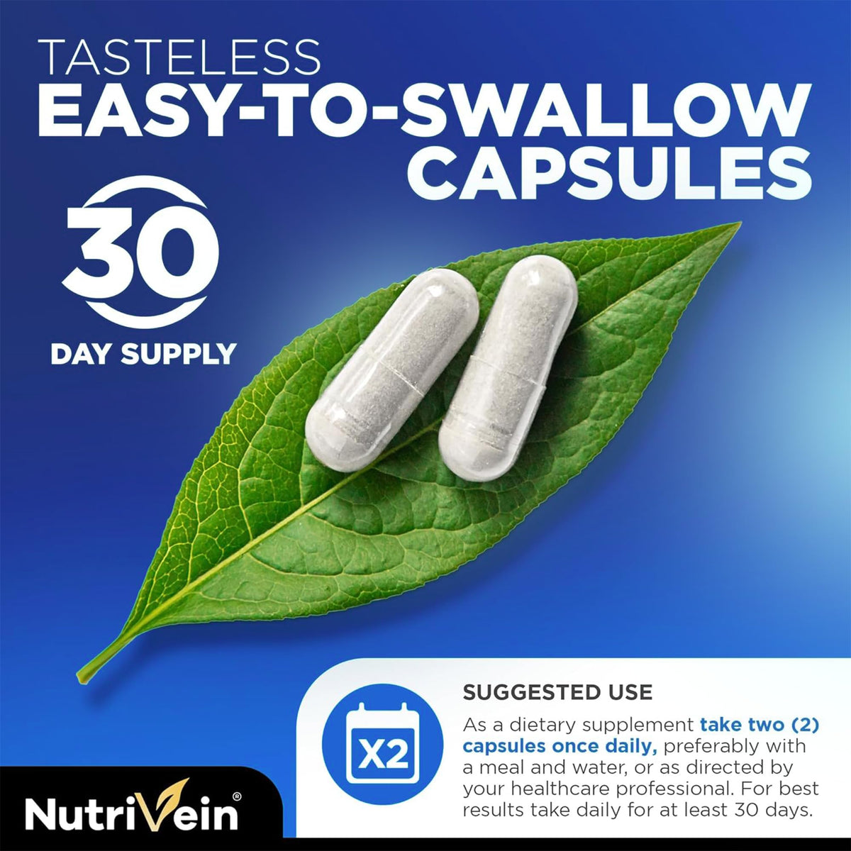Nutrivein Premium NAD + Resveratrol Supplement 600 mg - 30 Servings (60 Capsules): Powerful Synergistic NAD Resveratrol Supplement - Aging, Cognition, Metabolism, & Overall Well-Being NutriveinBuy Supplements Australia