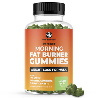 Morning Fat Burner Gummies for Weight Loss for Women & Men | Thermogenic Belly 