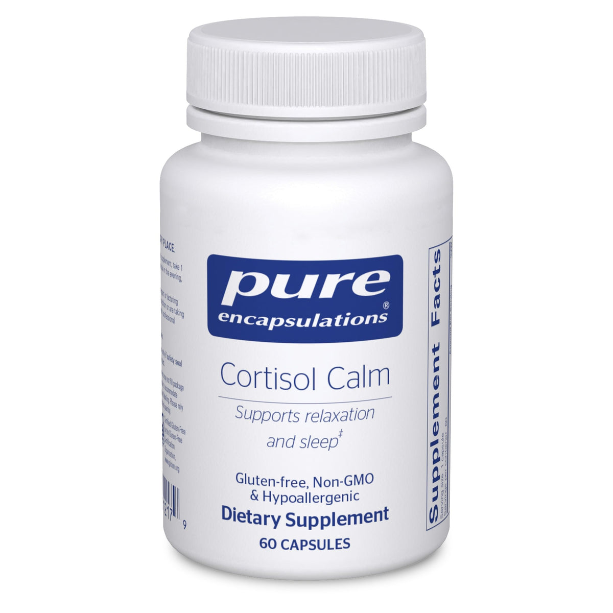 Pure Encapsulations Cortisol Calm - Supports Cortisol Health & Relaxation - Contains Ashwagandha & L-Theanine - Restful Sleep - 60 Capsules Pure EncapsulationsBuy Supplements Australia