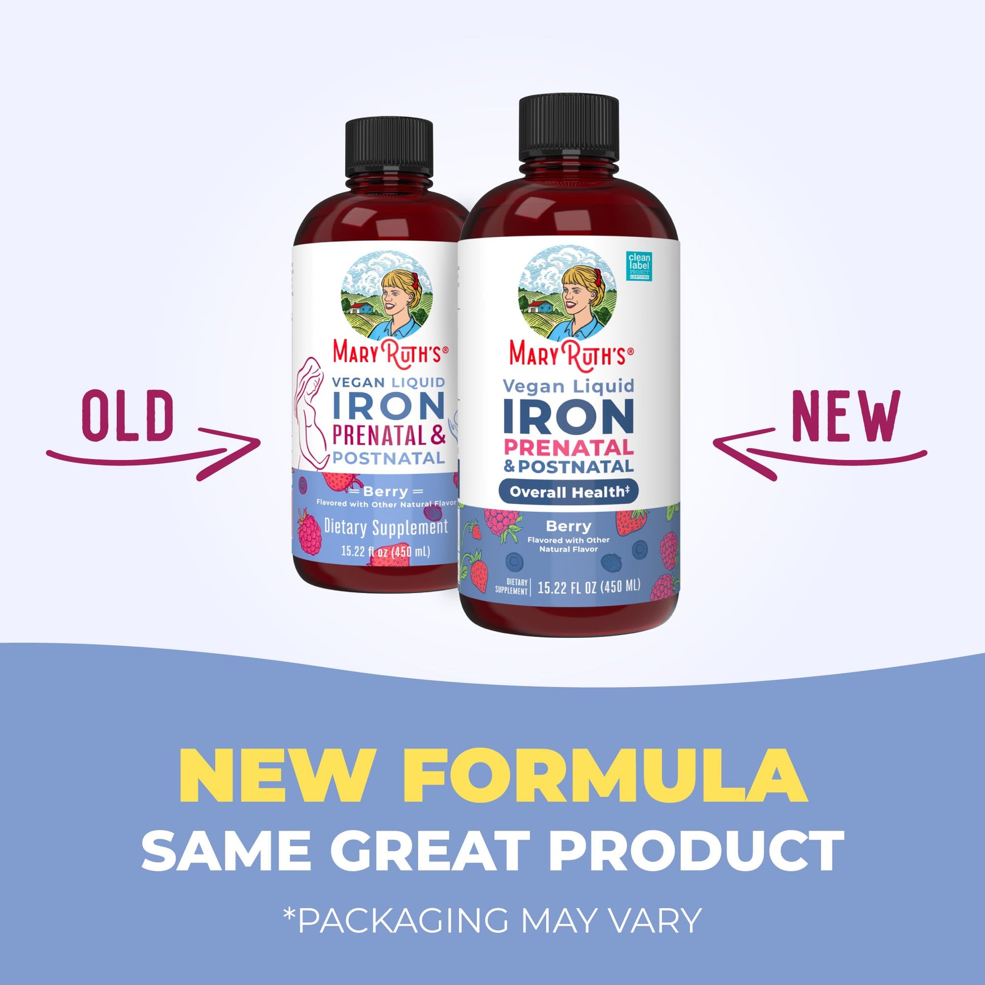 MaryRuth Organics | Liquid Iron Supplement Prenatal & Postnatal for Pregnant & Lactating | Iron Deficiency | Immune Support | Sugar/Gluten Free | Vegan | Non-GMO | 15.22 Fl Oz MARYRUTH'SBuy Supplements Australia