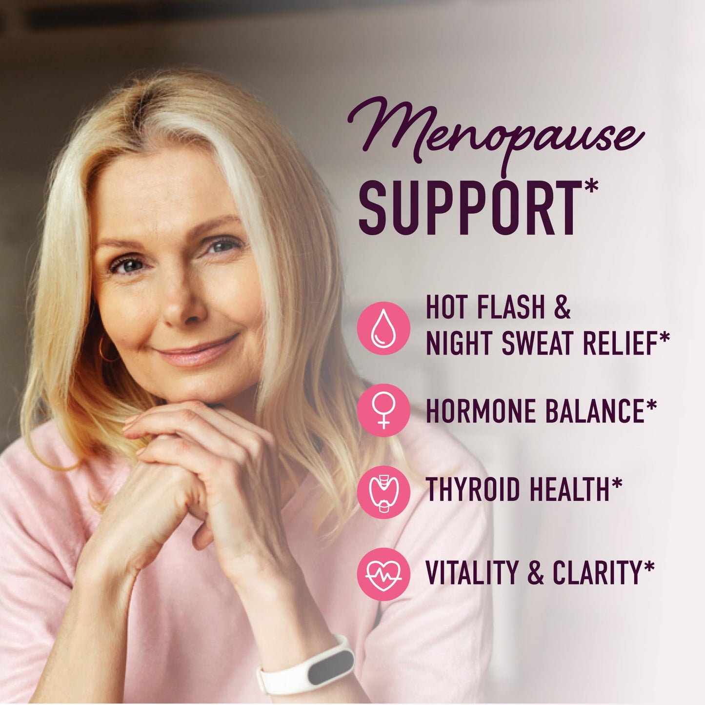 Menopause Support Gummies | Hormone Balance Relief for Hot Flashes, Night Sweats, Mood Swings, & Bloating | with Phytoestrogen Soy, Vitamin D3, PABA, Biotin | Vegetarian, Gluten-Free | 60 Count SMNutritionBuy Supplements Australia