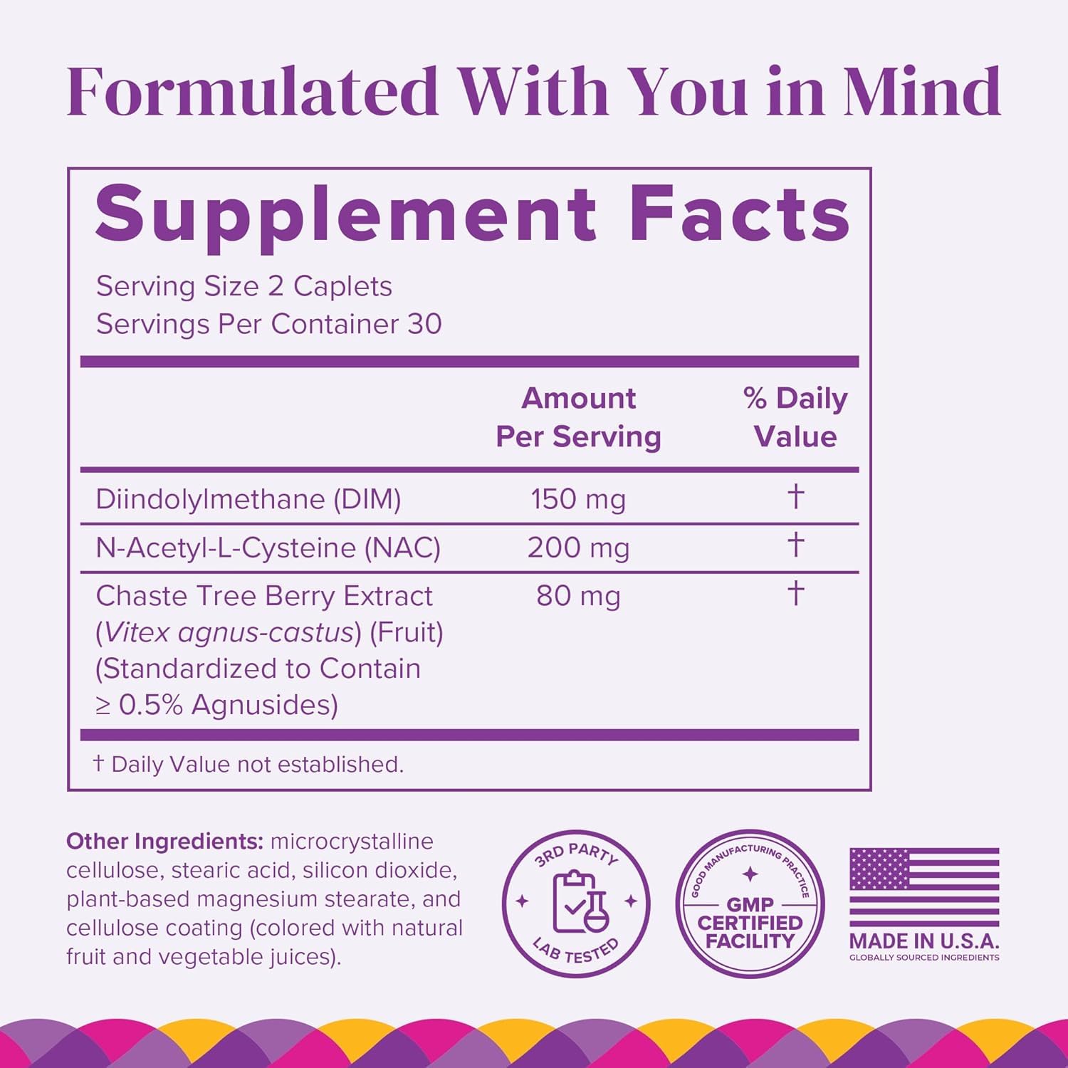 BariMelts Hormonal Balance+ for GLP-1 Users and Bariatric Patients - DIM, NAC & Chasteberry Supports Hormone Balance for Women - 60 Smooth-Coated Caplets (1-Month Supply) BariMeltsBuy Supplements Australia