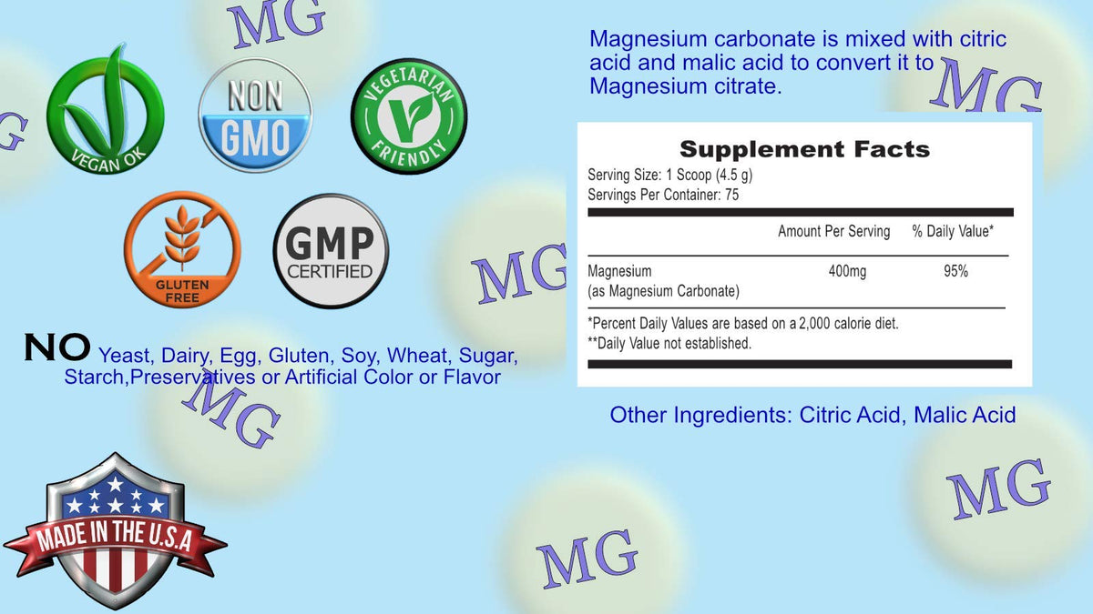 Magnesium Supreme (Original Plain Unflavored) Better Sleep, Relaxation Natural Magnesium Supplement, Non-GMO, Gluten Free, Vegan Formula. 12oz 75 Servings Peter's ChoiceBuy Supplements Australia