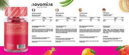 Kids Iron Gummies – Iron Supplement for Kids – Energy & Immune System – Vegan novominsBuy Supplements Australia