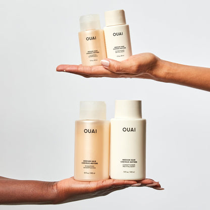 OUAI Medium Shampoo Travel Size - Hydrating Shampoo with Coconut Oil, Babassu, Kumquat Extract & Keratin - Strengthens, Nourishes & Adds Shine - Paraben & Sulfate Free Hair Care Products (3 Oz) OUAIBuy Supplements Australia