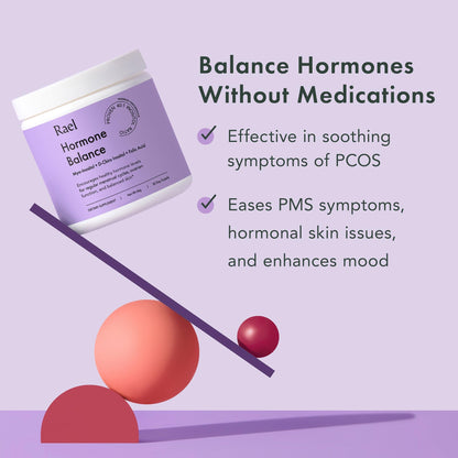 Rael Hormone Balance for Women, Myo Inositol Powder - Myo-Inositol & D-Chiro Inositol RaelBuy Supplements Australia