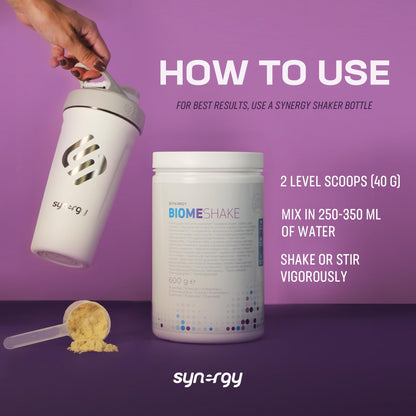Synergy Worldwide Biome Shake 600 g | 22g Protein Powder Supplement | High in nutrients, Vitamins and Minerals Synergy WorldwideBuy Supplements Australia