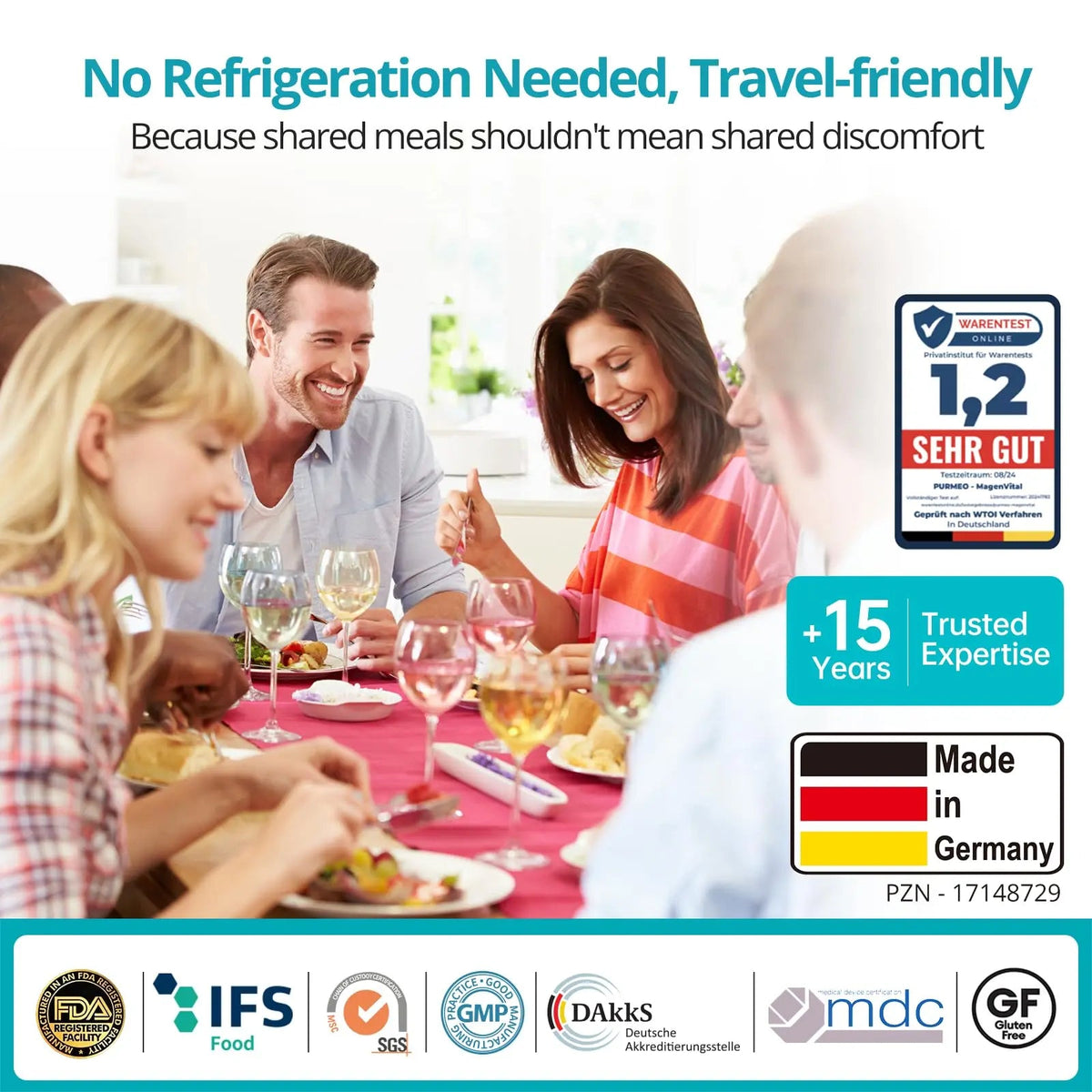 5-in-1 High Potency H. Pylori Probiotic, 1 Per Day - Supports Gastric Lining Integrity, Occasional Indigestion, Acid Comfort - Pylopass Lactobacillus Reuteri, Gluten Free, Vegan, 30ct, Made in Germany purmeoBuy Supplements Australia