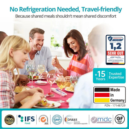 5-in-1 High Potency H. Pylori Probiotic, 1 Per Day - Supports Gastric Lining Integrity, Occasional Indigestion, Acid Comfort - Pylopass Lactobacillus Reuteri, Gluten Free, Vegan, 30ct, Made in Germany purmeoBuy Supplements Australia