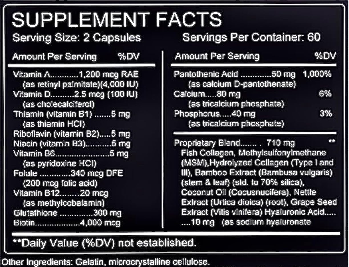 TheraSuva Complete Multi Collagen Complex – Types I, II, III, V & X + Biotin & Vitamin C – Hair, Skin, Nails & Joint Support, 2 Month Supply, 120 Softgels TheraSuva buy supplements Au