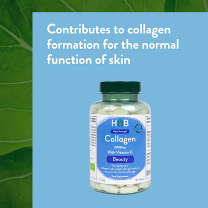 Holland & Barrett Bovine Collagen Tablet 3000mg - Type I Collagen Peptides - Hydrolysed Collagen with Vitamin C - Hair, Skin & Nails Holland & BarrettBuy Supplements Australia