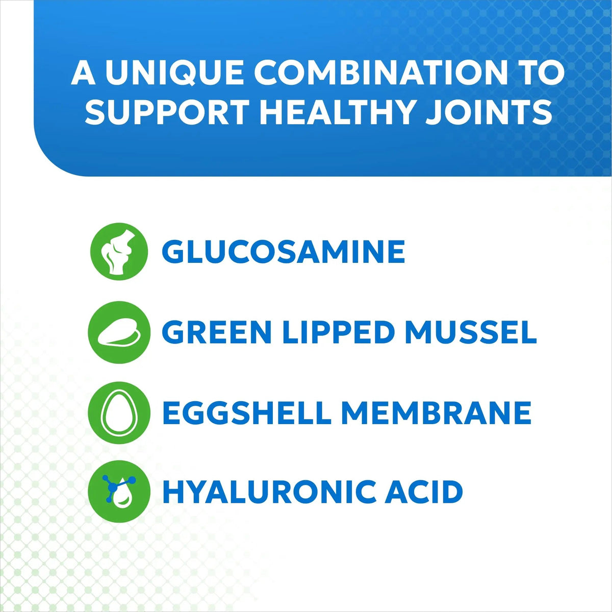 Nutramax Cosequin Elements Dog Joint Health Supplement with Glucosamine, Green Lipped Mussel, Omega-3s, Eggshell Membrane, Hyaluronic Acid, & Postbiotics, 75 Tasty Chewable Tablets for Dogs Nutramax LaboratoriesBuy Supplements Australia