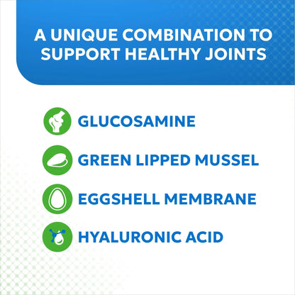 Nutramax Cosequin Elements Dog Joint Health Supplement with Glucosamine, Green Lipped Mussel, Omega-3s, Eggshell Membrane, Hyaluronic Acid, & Postbiotics, 75 Tasty Chewable Tablets for Dogs Nutramax LaboratoriesBuy Supplements Australia