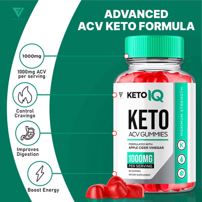 (3 Pack) Keto IQ KetoIQ Keto ACV Gummies, Keto IQ ACV Gummies Advanced Weight Loss FyvusBuy Supplements Australia