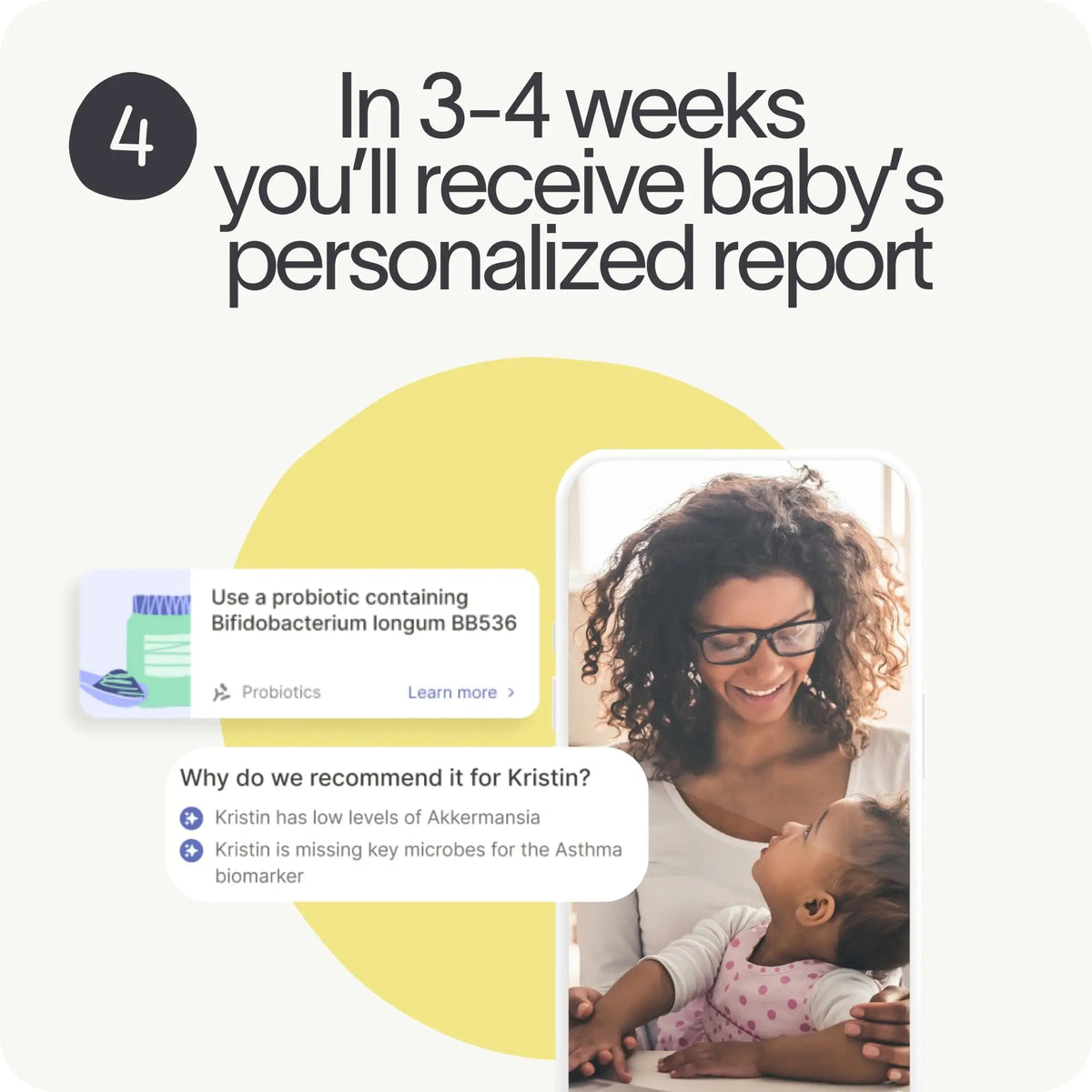 Tiny Health Baby Gut Health Test Kit for Babies and Toddlers, Fast & Mess-Free with Easy at Home Test, 3-4 Weeks Results, Expert Insights Tiny HealthBuy Supplements Australia