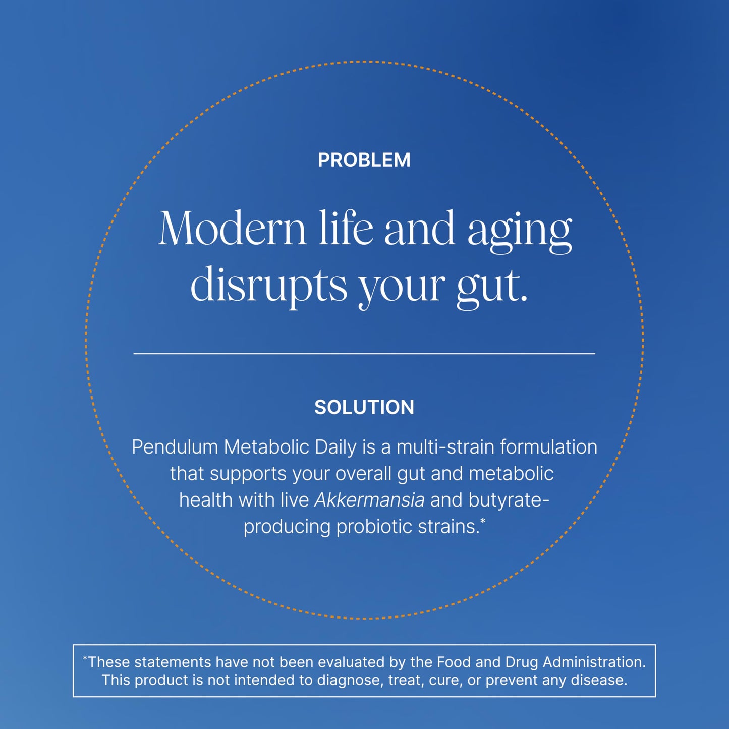 Pendulum Metabolic Daily - Multi-Strain Probiotic with Akkermansia muciniphila to Support Metabolism and Sustain Energy Levels - for Women and Men - 90 Capsules (1 Pack) PendulumBuy Supplements Australia