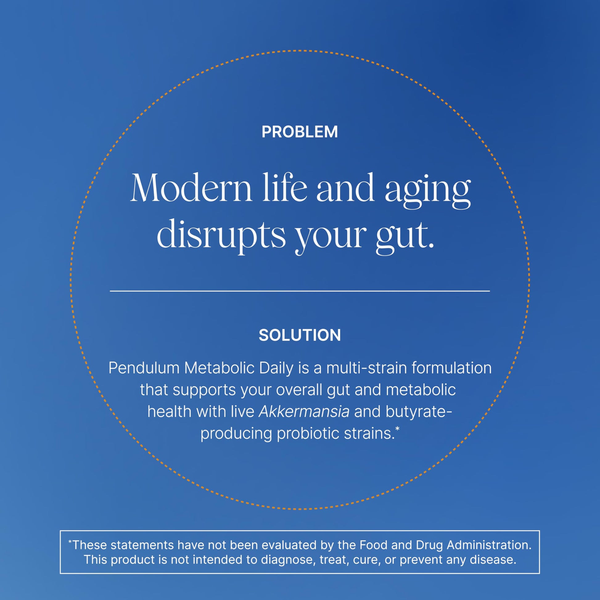Pendulum Metabolic Daily - Multi-Strain Probiotic with Akkermansia muciniphila to Support Metabolism and Sustain Energy Levels - for Women and Men - 90 Capsules (1 Pack) PendulumBuy Supplements Australia