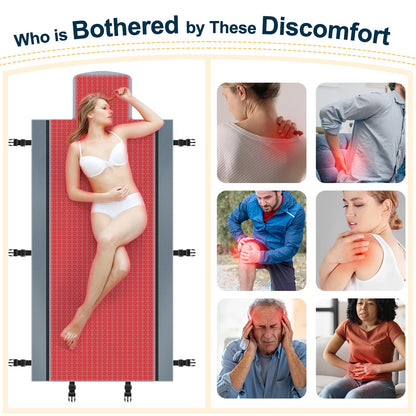 Red Light Therapy for Body - Full Body Red Light Therapy Mat, 71.0x33.30in, 2570Pcs 660nm KaoudtBuy Supplements Australia